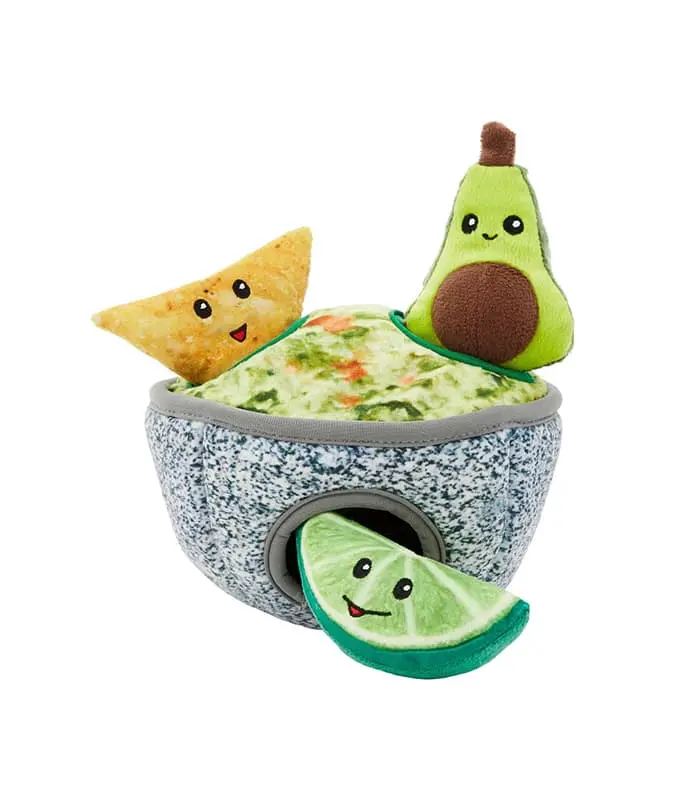 pet-product-dogs-toys-11-0.jpg Frisco Guacamole Hide & Seek Puzzle Plush Squeaky Dog Toy - Image 1